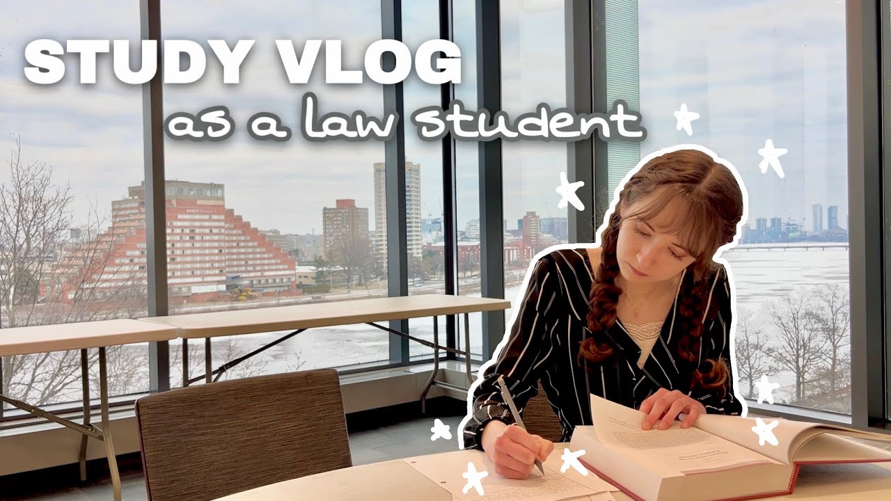 LAW SCHOOL VLOG ⚖️ preparing for the second semester & studying for new classes