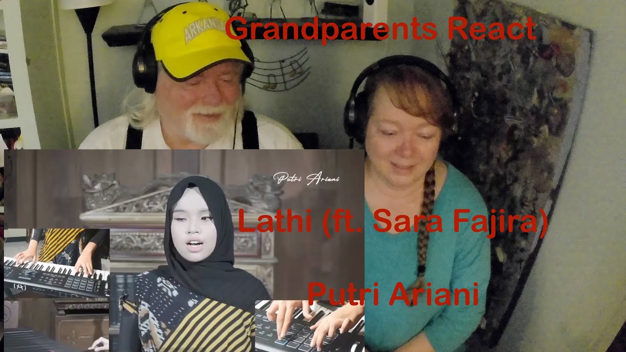 Lathi (Sara Fajira cover) Putri Ariani Grandparents from Tennessee (USA) react - first time reaction