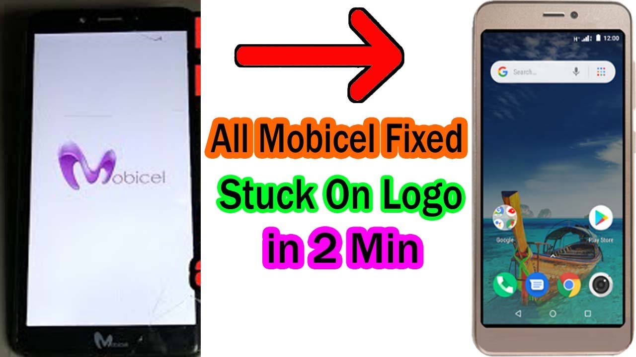 How to fix Mobicel Stuck at logo screen and won't restart ( 2021 )