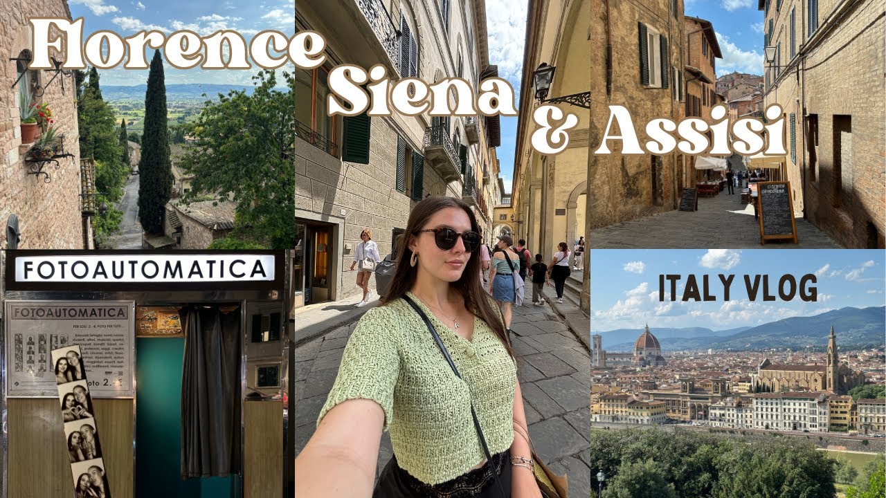 Florence, Siena & Assisi 🇮🇹 Italy vlog! Shopping, wine & the Florence Duomo