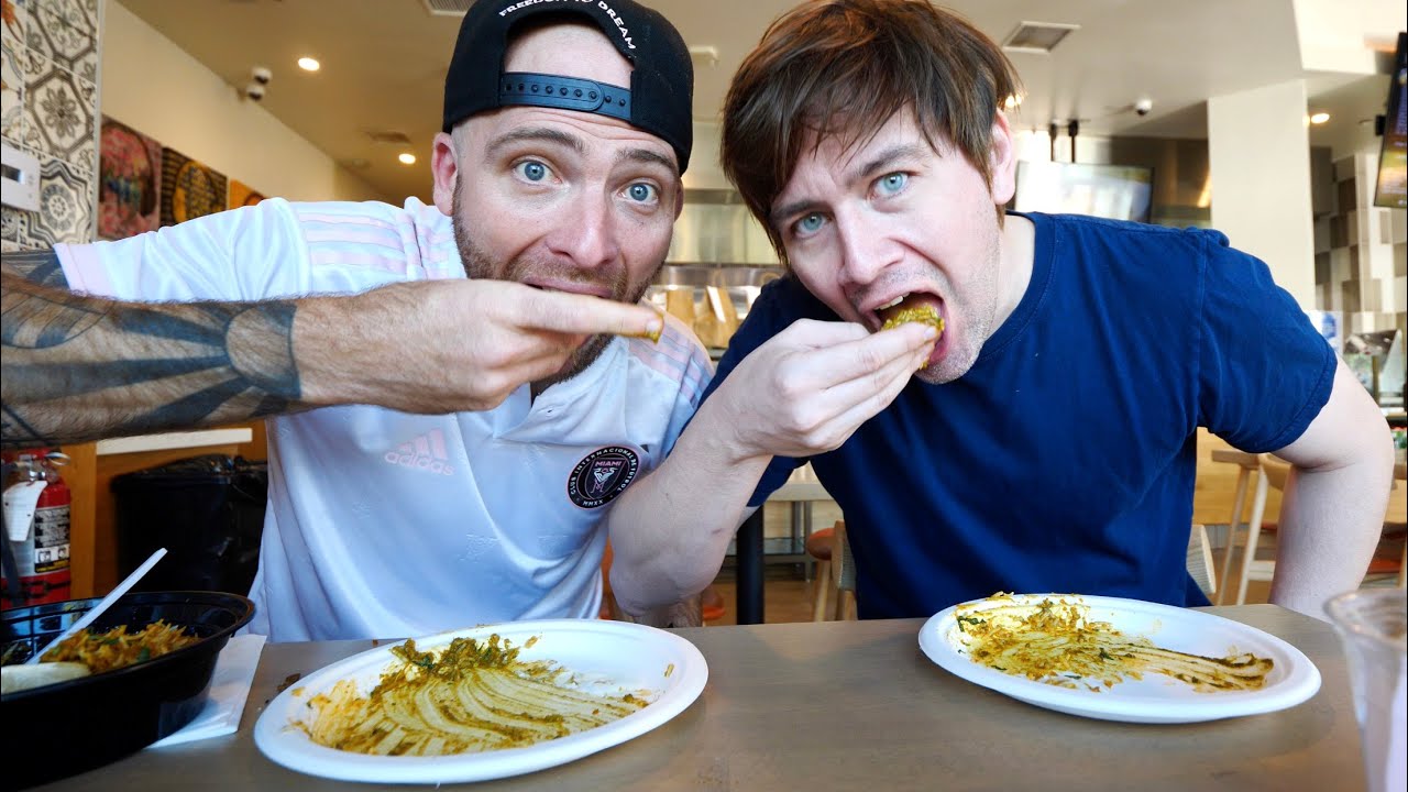 Eating INDIAN FOOD with TORRANCE COOMBS from REIGN and THE ORIGINALS | Los Angeles, CA!