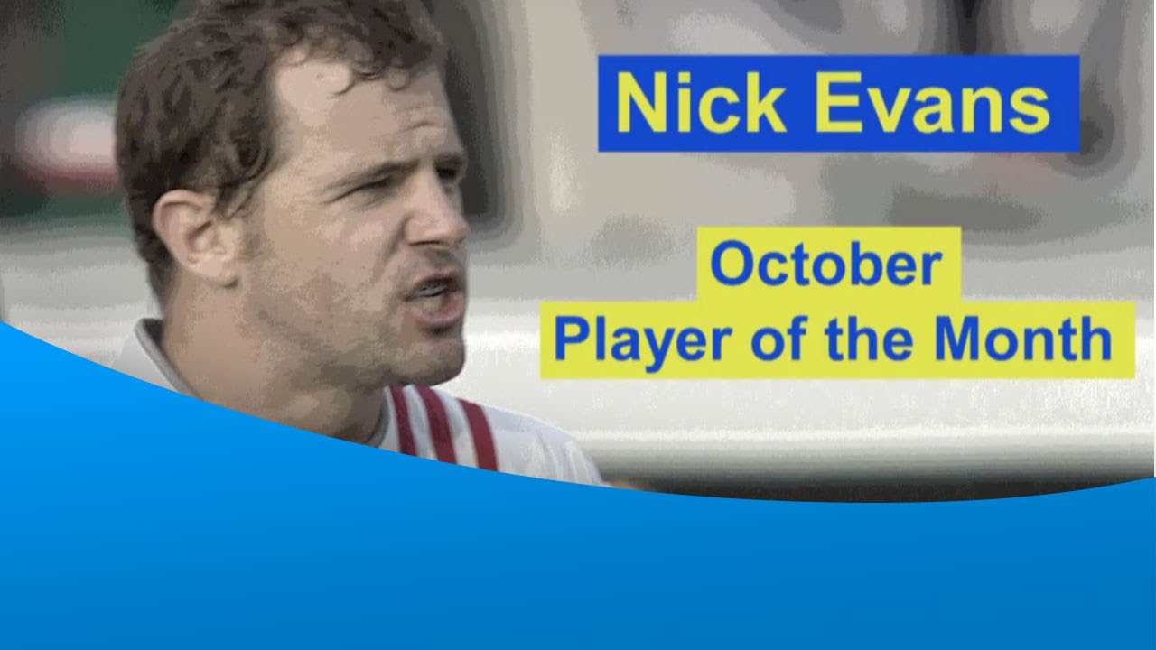 Nick Evans - Aviva Premiership Rugby Player of the Month for October