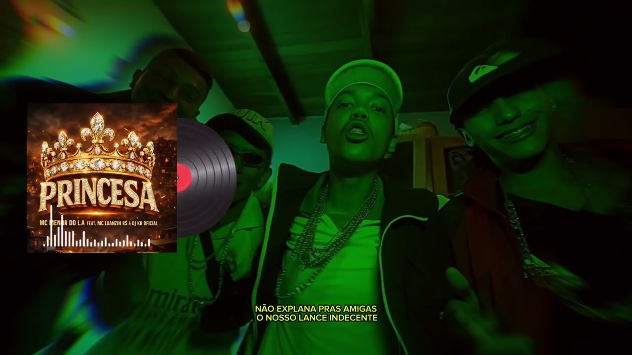 PRINCESA - Mc Luanzin Rs, Mc Menor do L.A, Dj Kr (visualizer music)