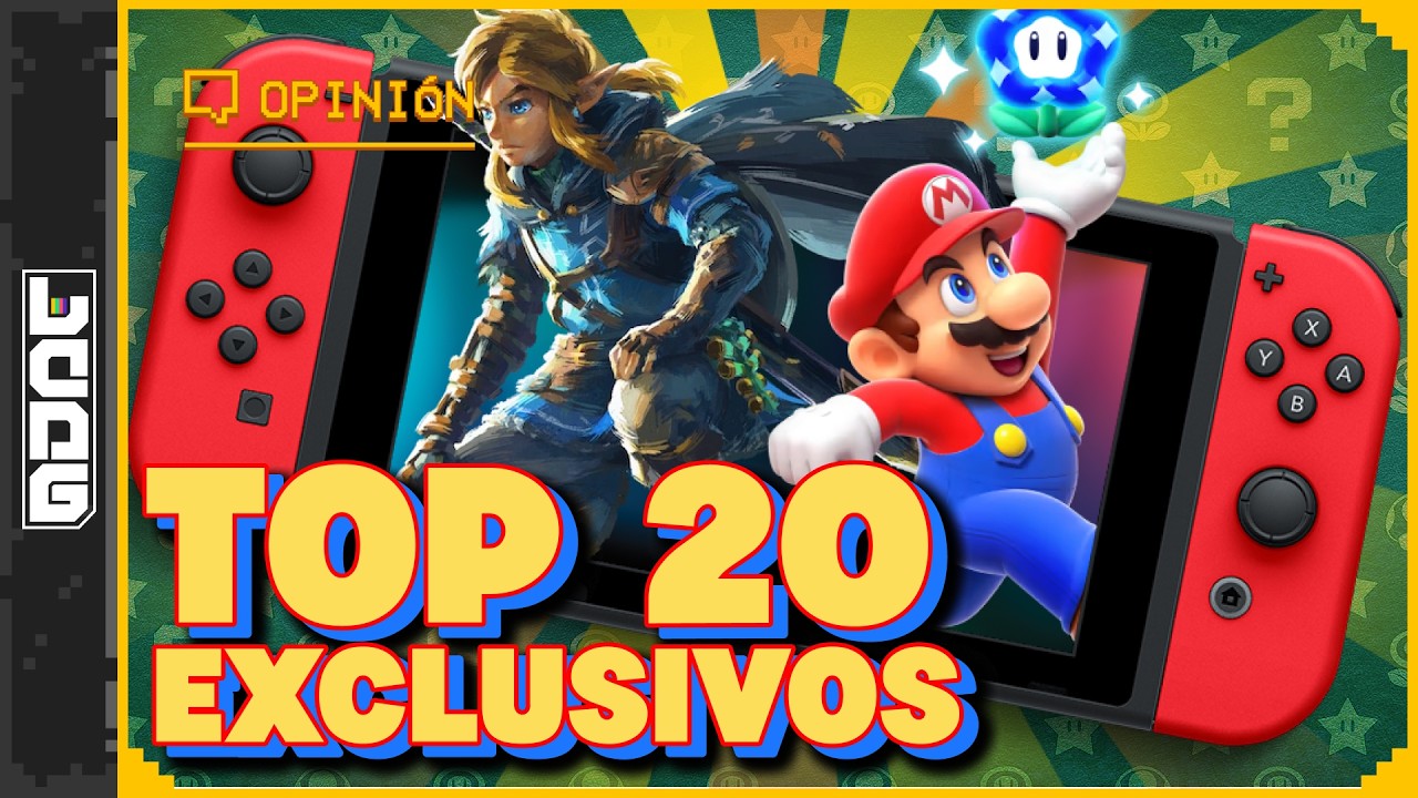 Los 20 MEJORES JUEGOS EXCLUSIVOS de NINTENDO SWITCH || OPINIÓN