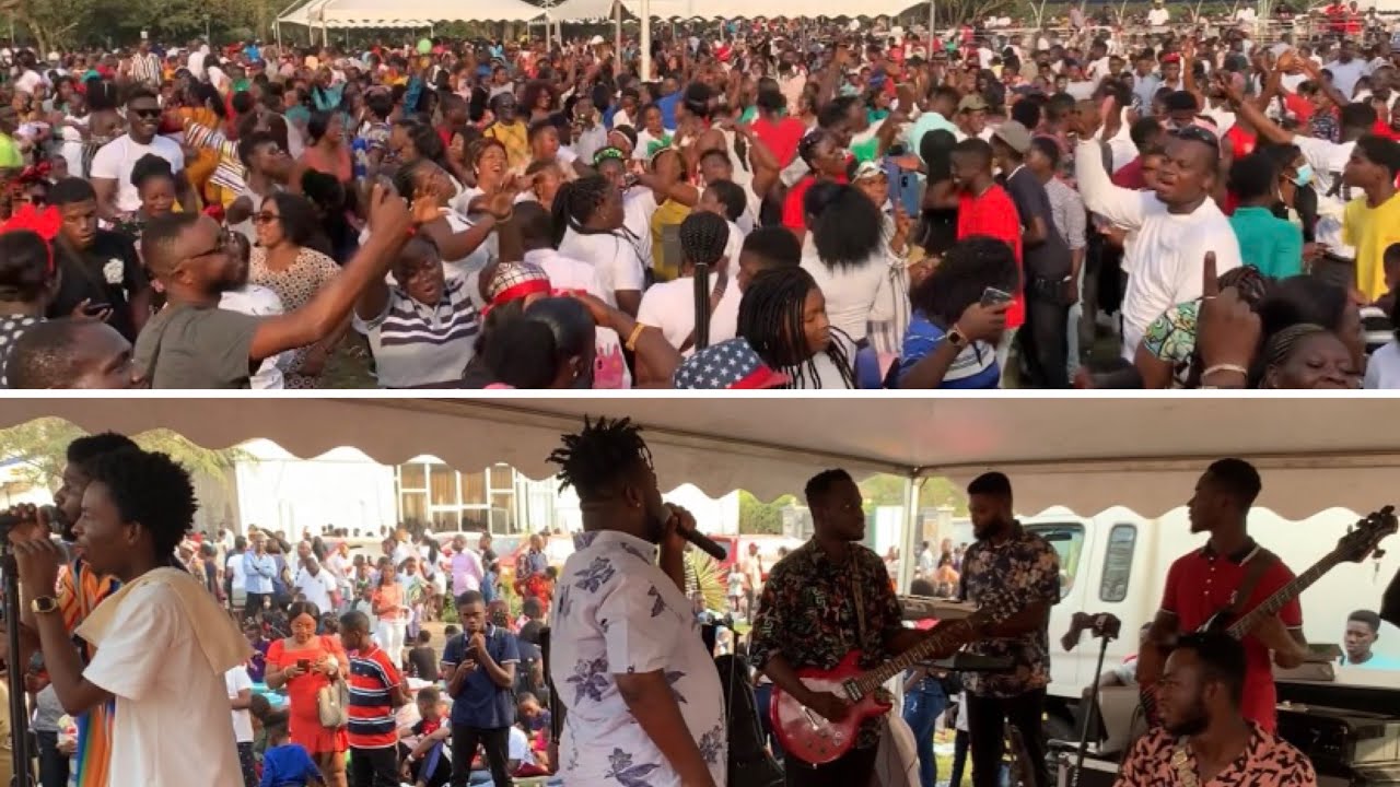 ❗️Unbelievable Sankofa band to the world🔥🇬🇭💯🔒Massive crowd enjoyed this jam at Rattray park🔥🙌