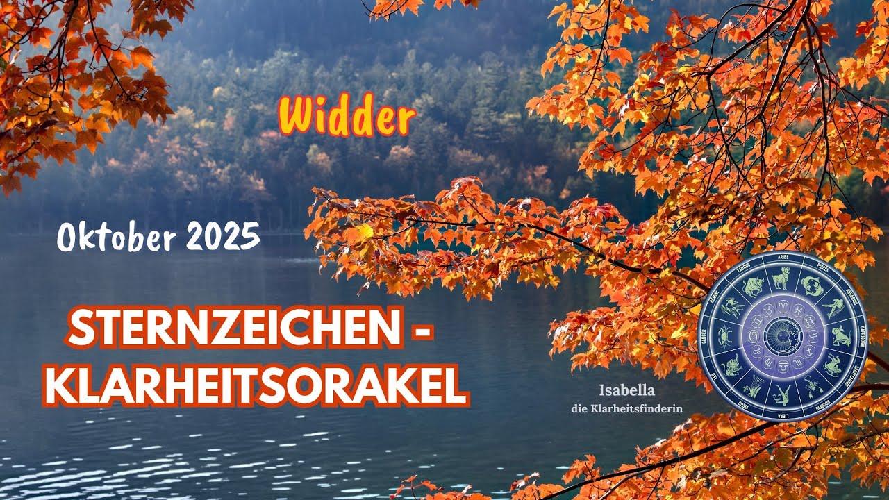 Widder - Sternzeichen Oktober 2025 - Eine große Lernaufgabe, Liebe & Herzensangelegenheiten