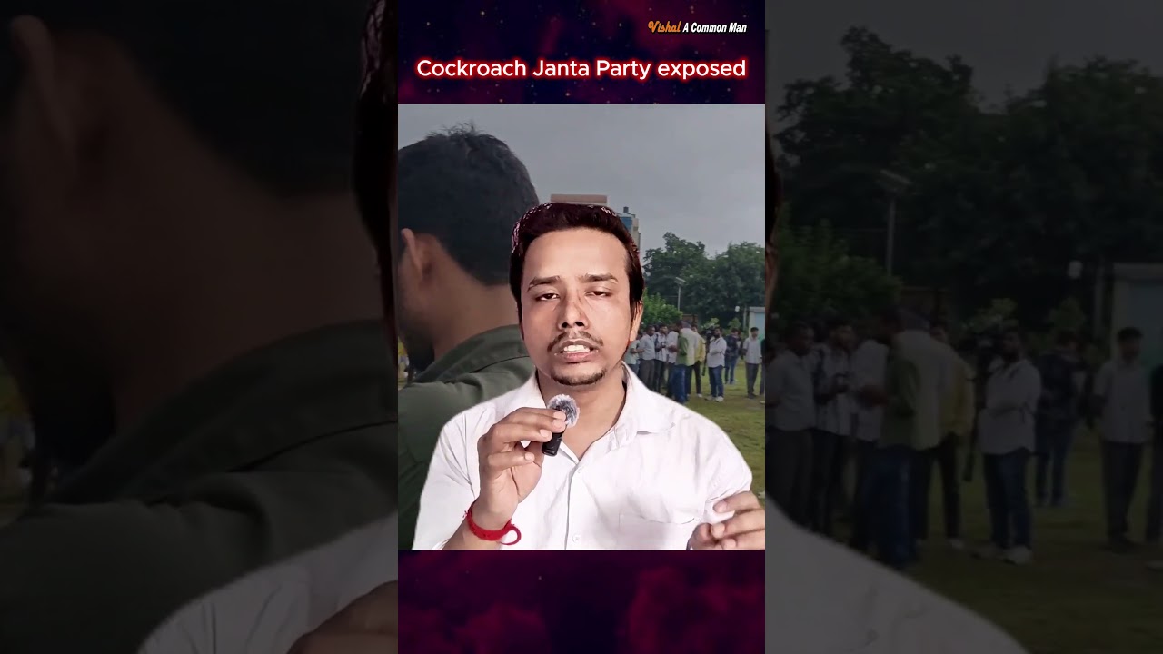 Cockroach Janta Party exposed.. #cjp #cjpprotest #cockroachjantaparty #virelshorts #virelvideo