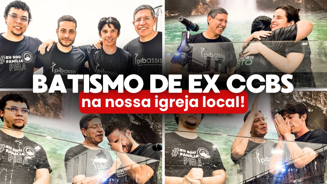 BATISMO DE EX CCBS NA IGREJA BATISTA! 🙌🏻 EMOCIONANTE! 😭 ENTREI NAS ÁGUAS!