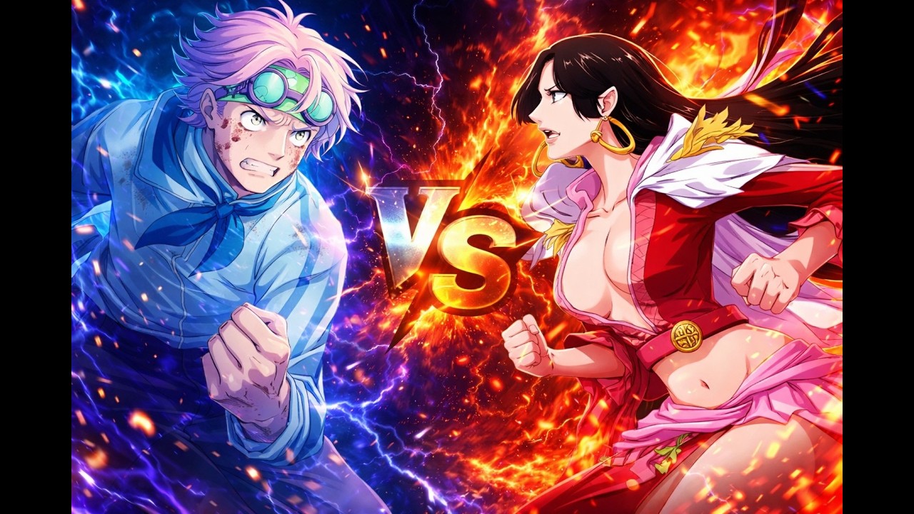 KOBY 🔴⚫ VS  BOA HANCOCK 🟡🔵 -torneo cthulhu-