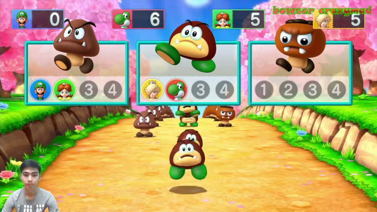 Mario Party 10   Luigi Vs Yoshi Vs Daisy Vs Rosalina