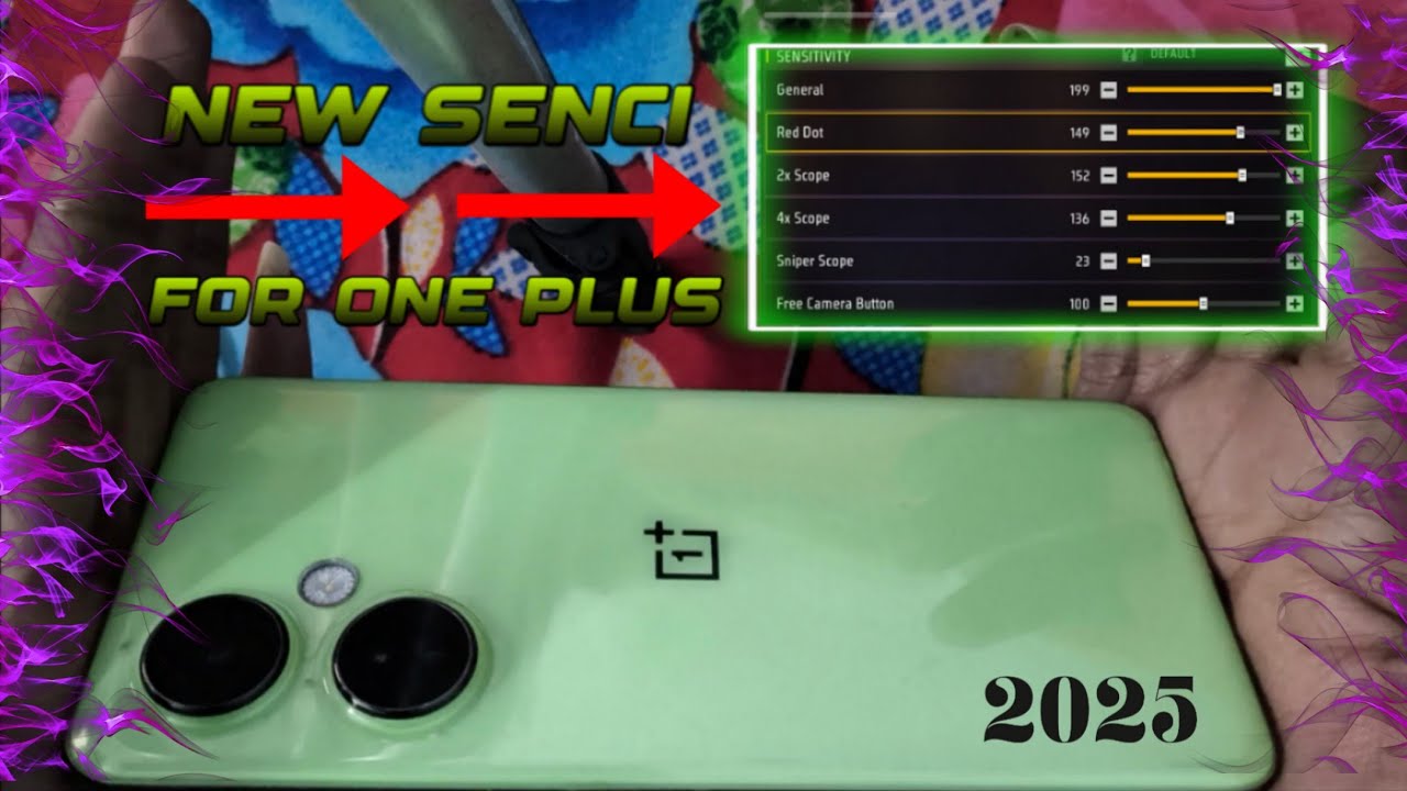 BEST SENCI + HUD SETTINGS IN ONE PLUS NORD CE 3 LITE 2025 IN FREE FIRE 