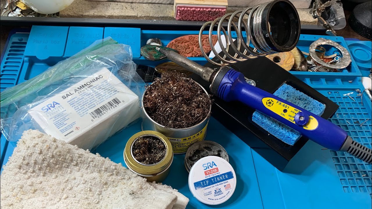 Поддержание чистоты жала паяльника