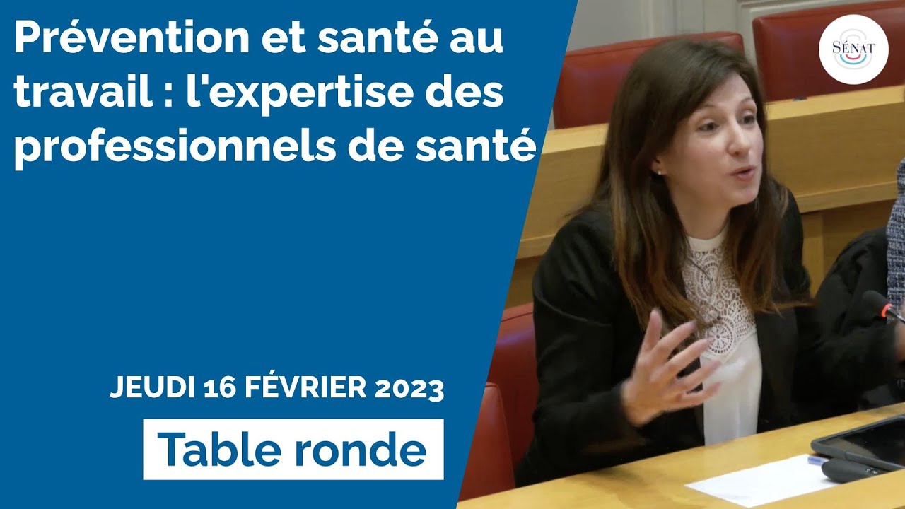 Prévention et santé au travail : l'expertise des professionnels de santé
