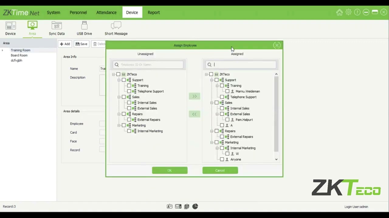 How to Set up Device Module on ZK Time.Net