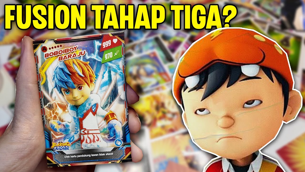 STRESS! GW BUKA KARTU FUSION BOBOIBOY TAHAP 3 NOVA DAN BLIZZARD JADI BARAJU?
