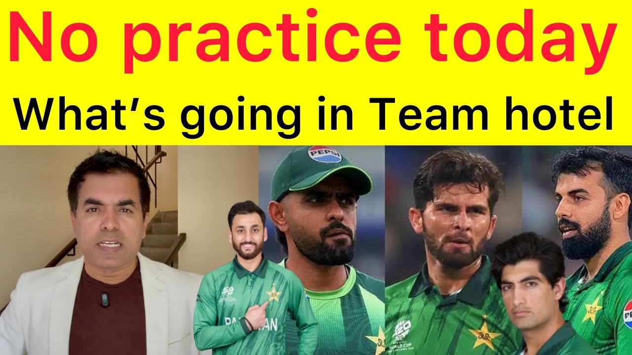 BREAKING 🛑 Consecutive 2nd Day, Pakistan players didn’t comes out from rooms | No practice today 