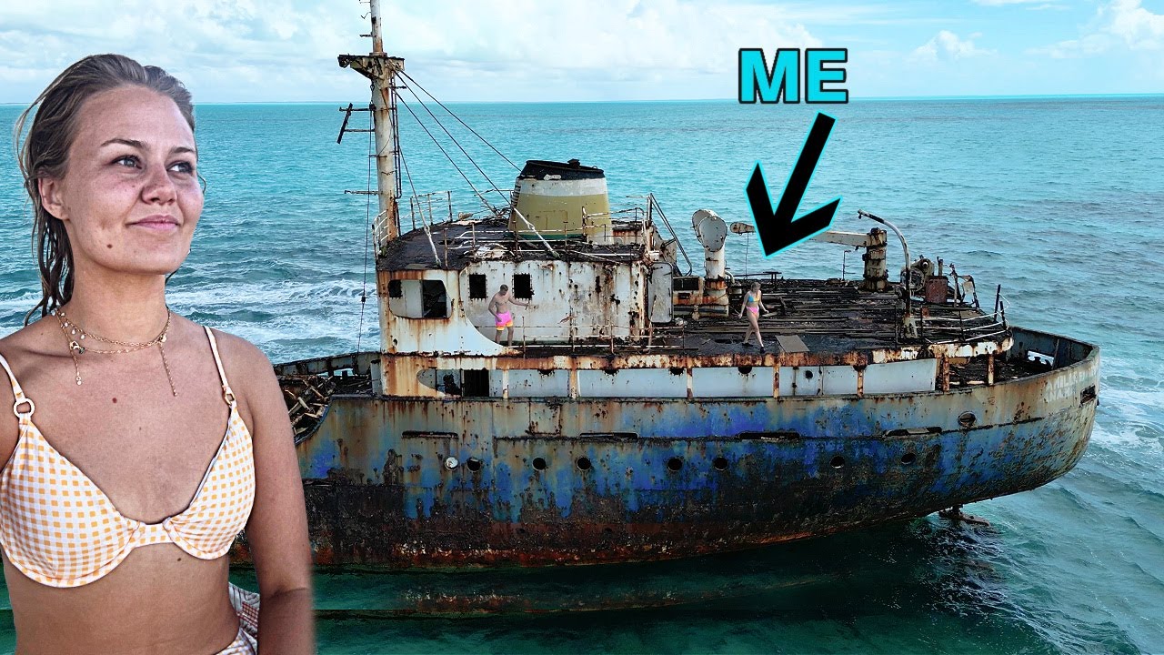 Exploring an Abandoned Ship in Turks and Caicos!