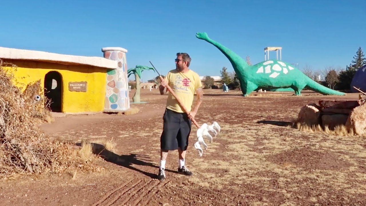 What Happened To Bedrock City - Flintstones Theme Park in Arizona / Grand Canyon Roadside Attraction