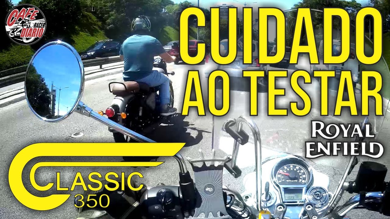 Cuidado! ao Testar a Classic 350 Royal Enfield #classic350 #royalenfield #cuidado