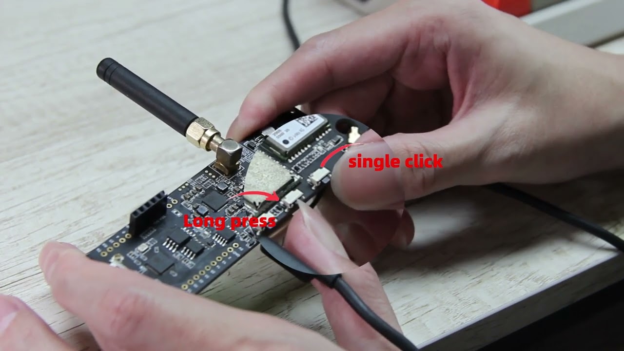 LILYGO T-Beam connected to helium platform