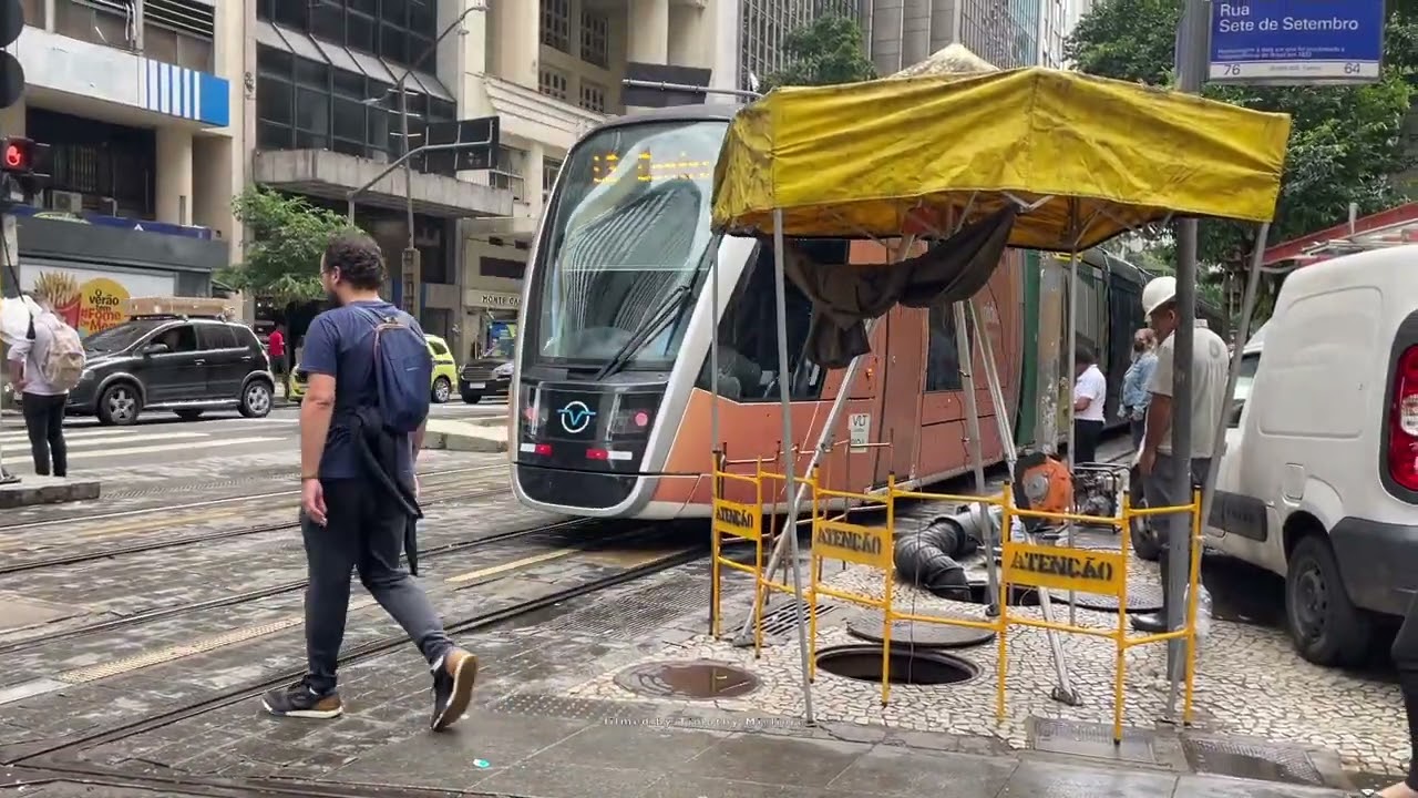 The Lightrail in Rio de Janeiro, Brazil 2022