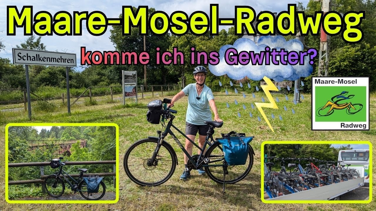 Maare Mosel Radweg - die Gewitterfront rückt an!