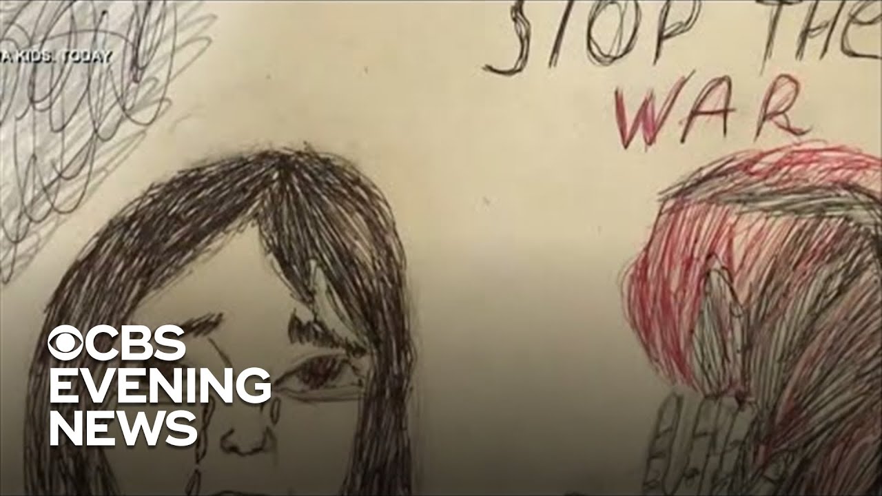 Ukrainian children use art to document war
