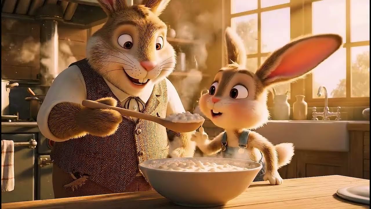 The Orphaned Little Bunny, Home Alone with Precious Memories of Mother