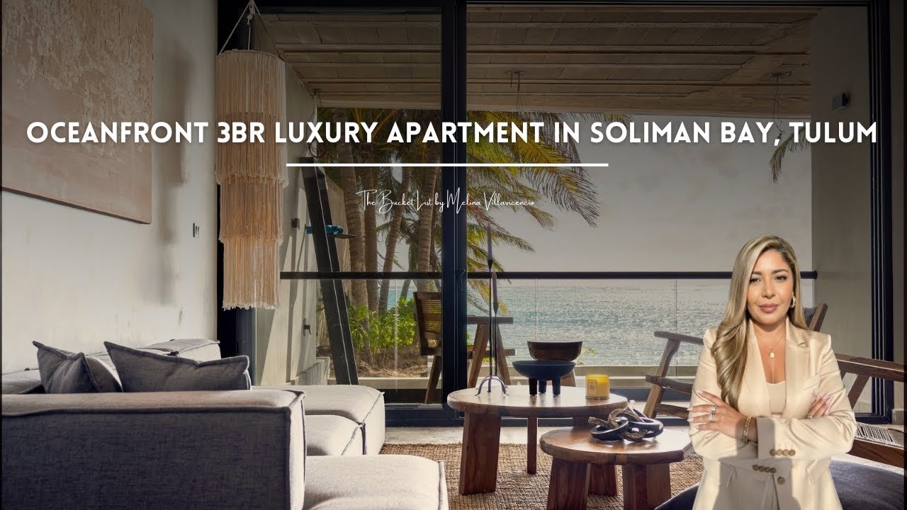 📍Beachfront 3BR in Soliman Bay | Tulum