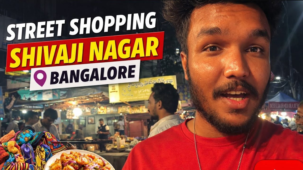 Street Shopping in Shivaji Nagar Bangalore 🔥 | Ramzan Night Market Vlog | uk rich 07 