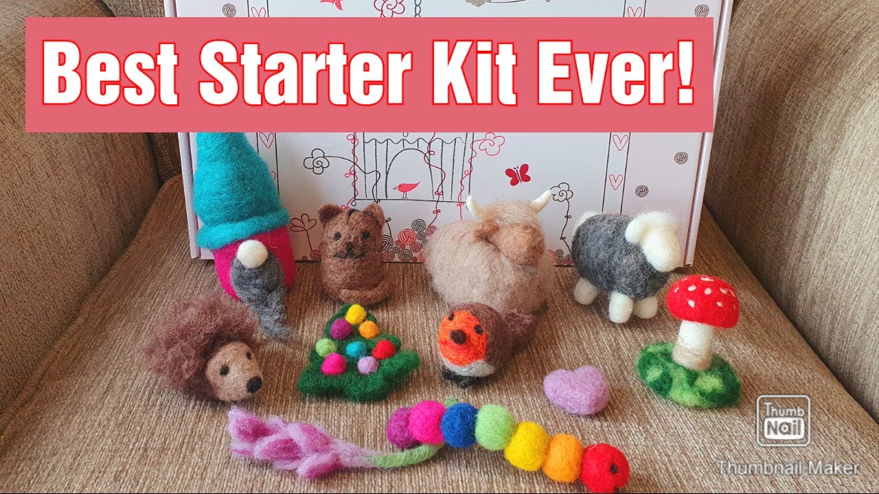 And It's ECO FRIENDLY! | HEIDIFEATHERS Needle Felting Starter Kit for Beginners |