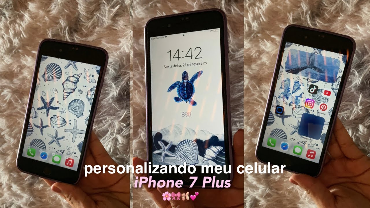 ORGANIZANDO E PERSONALIZANDO MEU CELULAR ✨// iPhone 7 plus em 2025✨