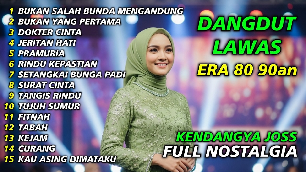 KENDANGYA ENAK BANGET - KUMPULAN LAGU DANGDUT LAWAS ERA 80 90 NOSTALGIA TEMBANG KENANGAN