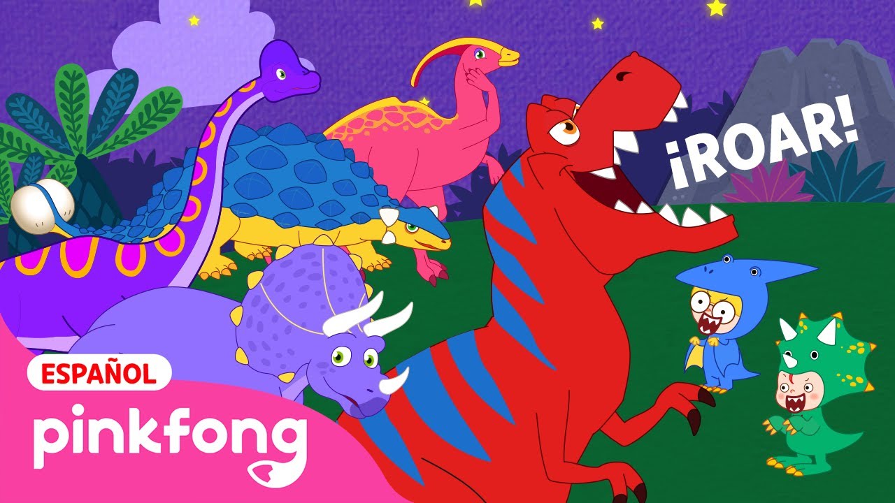 ¡ROAR! Allí Vienen los Dinosaurios🦖🦕 | Dinosaurios para Niños | Pinkfong Canciones Infantiles