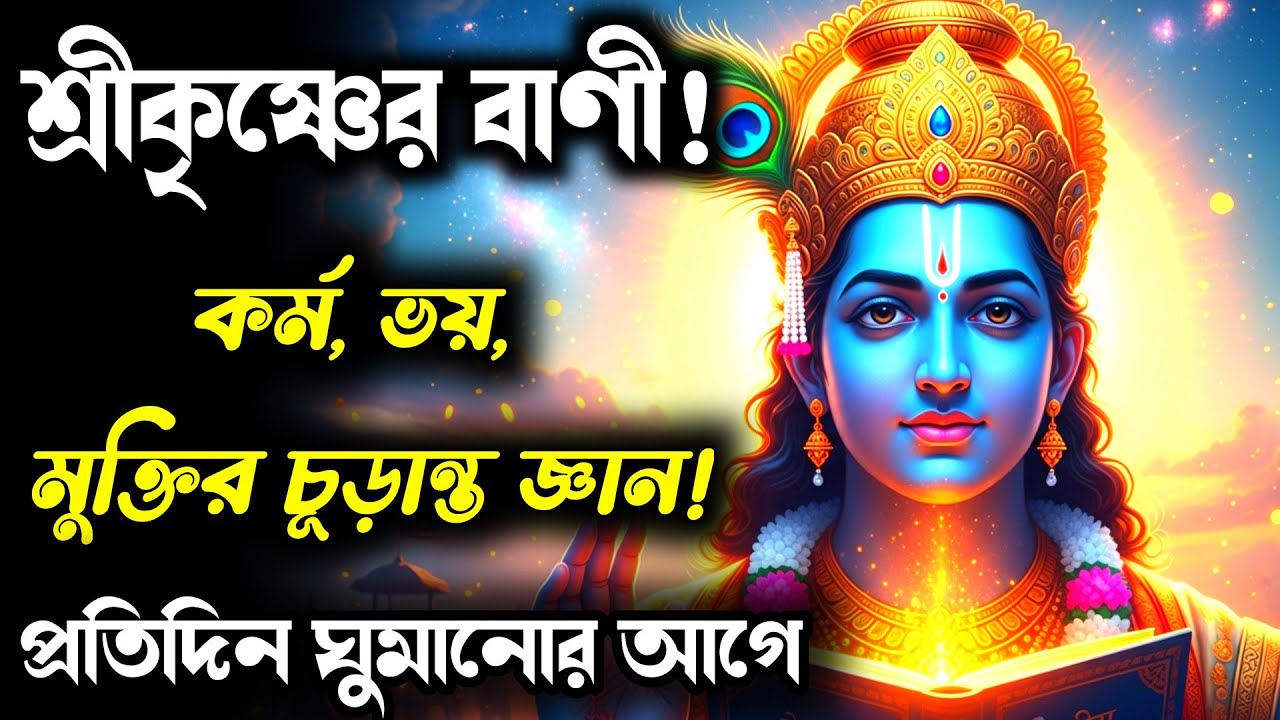 সম্পূর্ণ গীতা সার 🌸 শ্রীমদ্ভগবদ্‌গীতার ২৫টি মহাউপদেশ | গীতার গভীর জ্ঞান | কৃষ্ণ বাণী