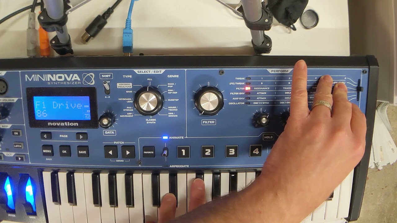 How To Create An Ambient Pad Tutorial On The #Novation #MiniNova