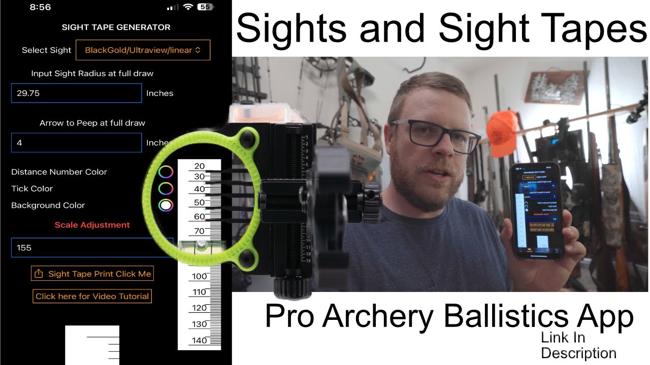 Sight Tapes with Pro Archery Ballistics
