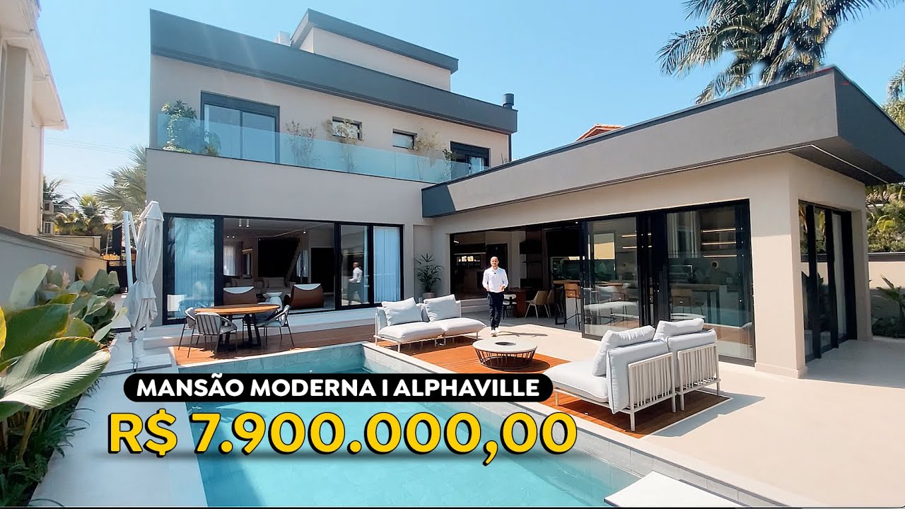 ALPHAVILLE 11 - CASA MOBILIADA à VENDA, R$ 7.900.000,00 - ALPHAVILLE - SP