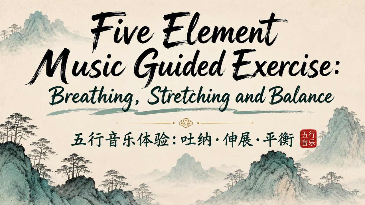 《五行养生操 · 土式》｜养脾健胃Five Elements Exercise · Earth | Digestion Balance@ChimeMelody 