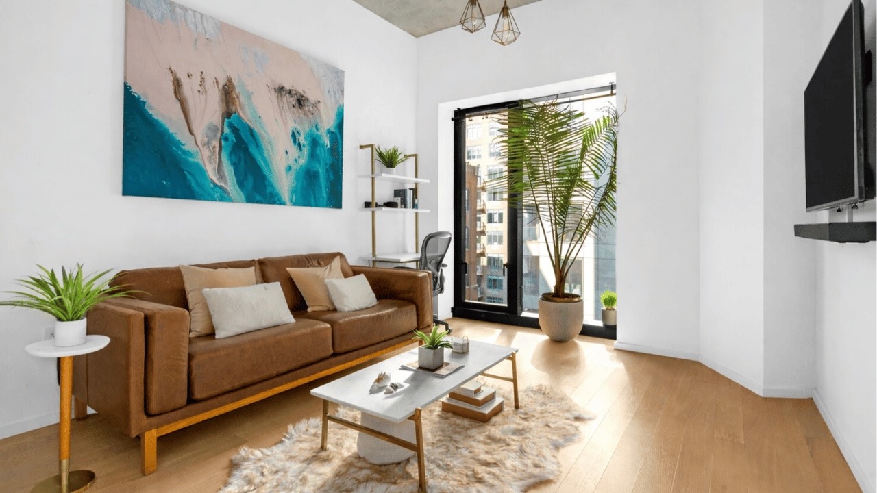 INSIDE a Sunlit DUMBO Condo at 98 Front with Spa Amenities | SERHANT. Tour