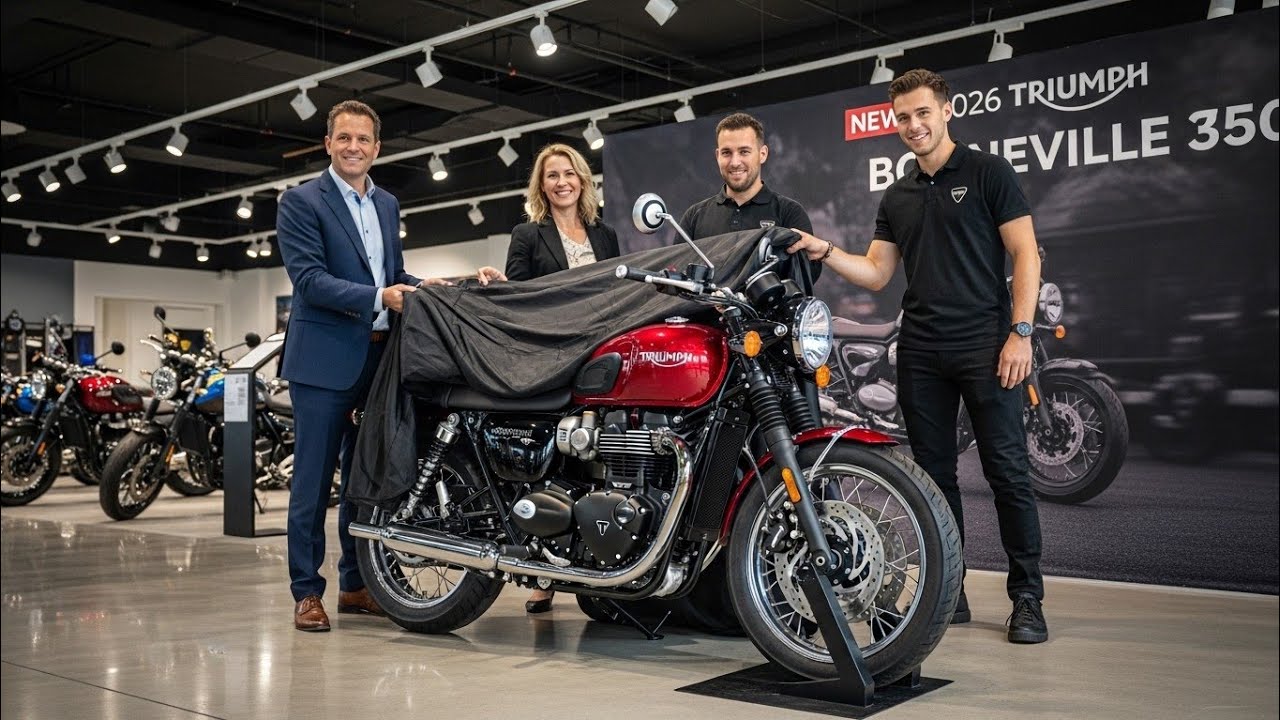 Представлен новый Triumph Bonneville 350 2026 года! 😱 Самый мощный классический мотоцикл небольшо...