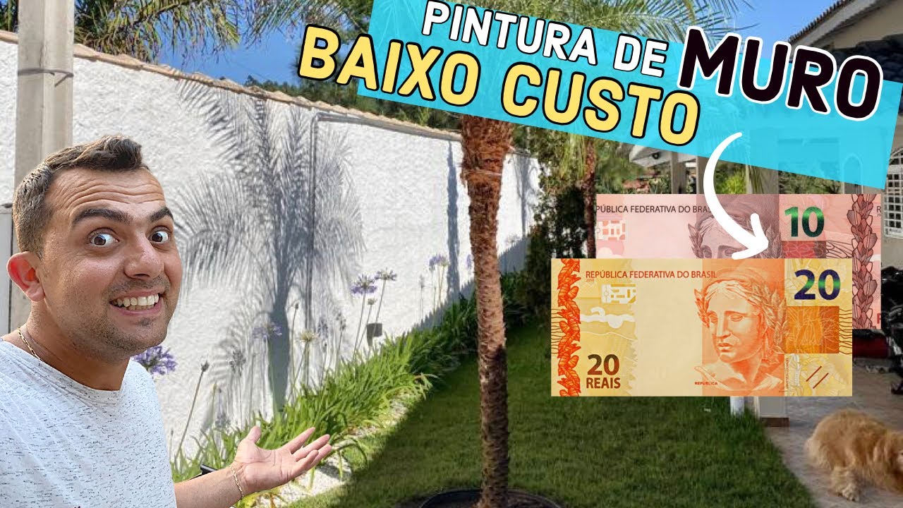Pintura BARATA para MUROS e áreas EXTERNAS das suas kitnets! | pintura de baixo custo