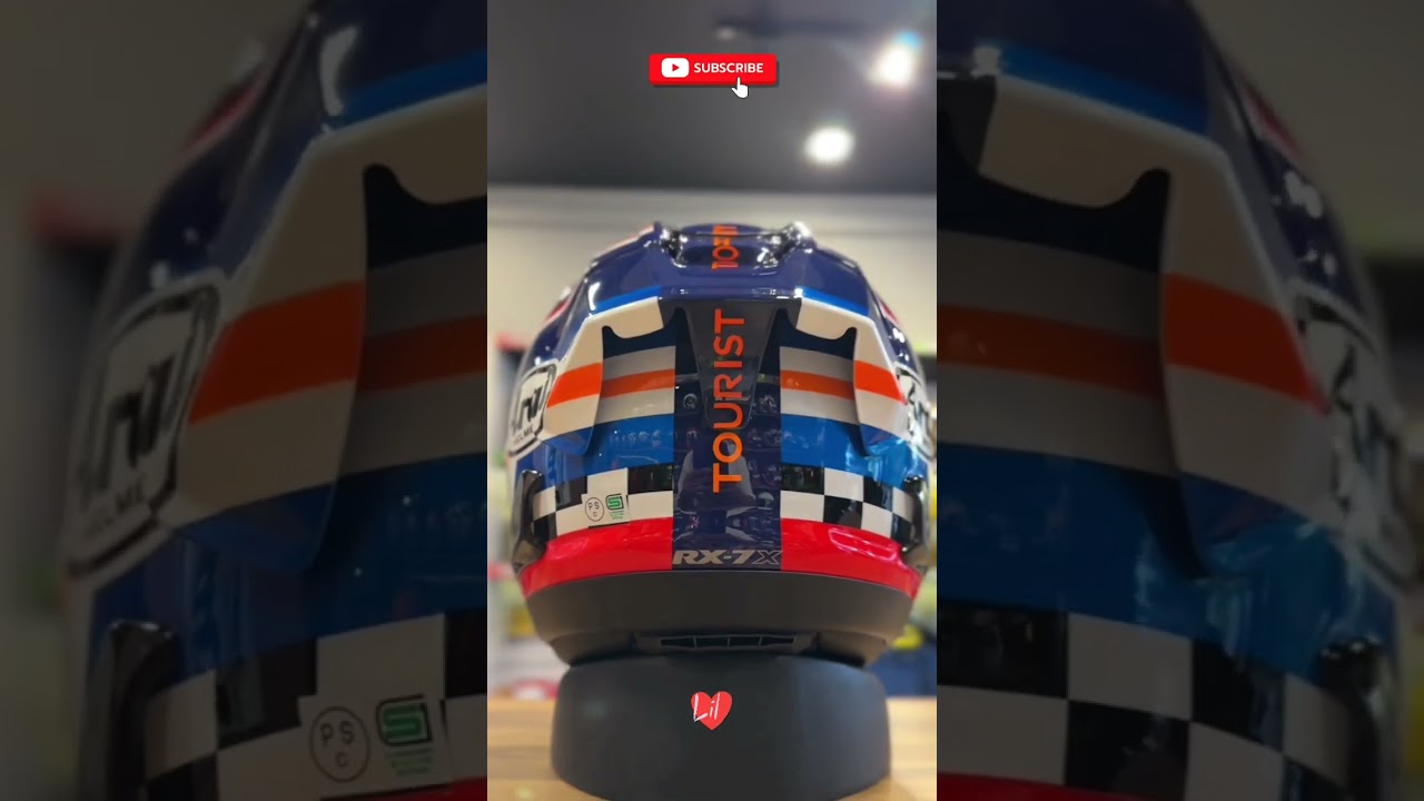 Helm Arai RX-7X IOM TT #automobile #smartphone #helmet #shortsviral #shortvideo #shorts