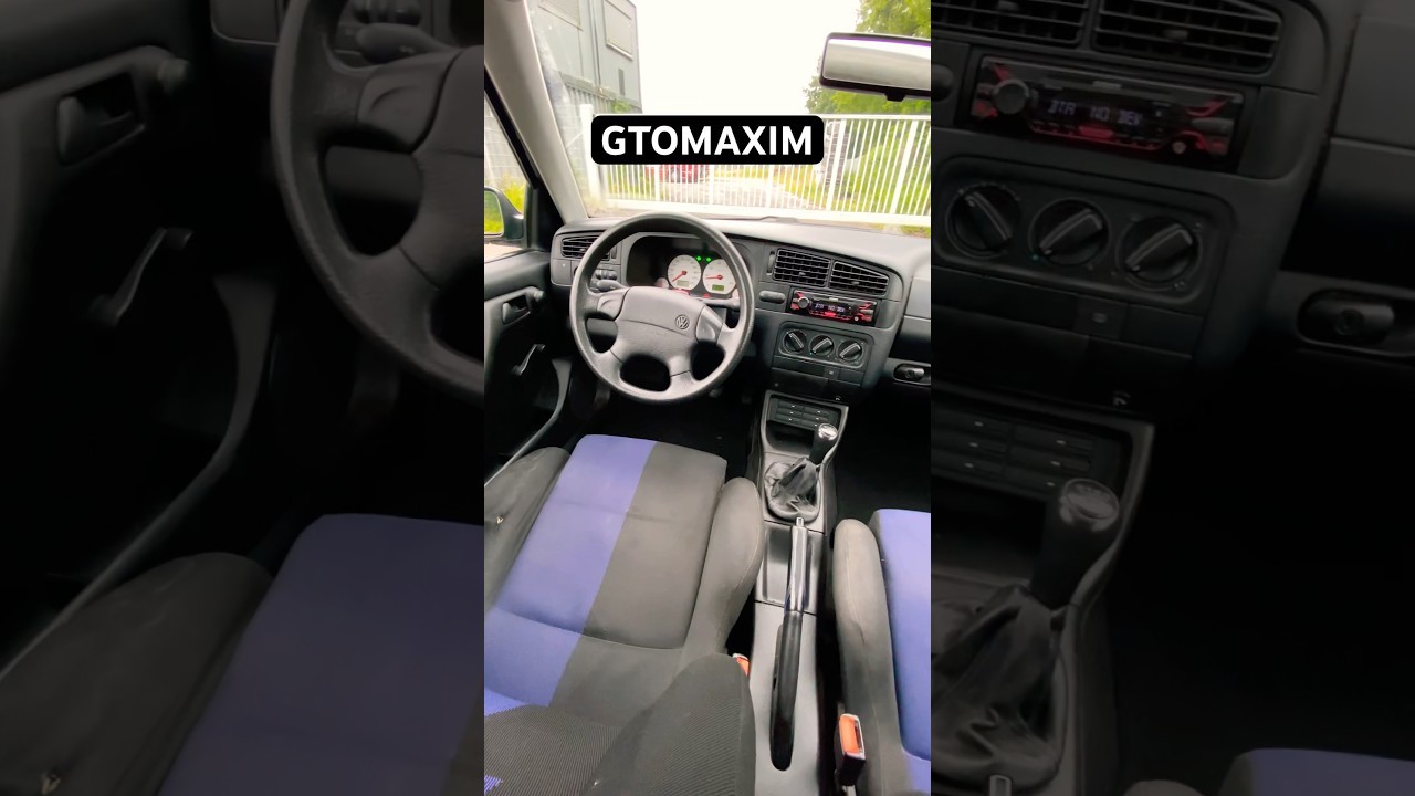 1996 VW Golf 3 Bon Jovi - interior #vw #golf3 #cars #car