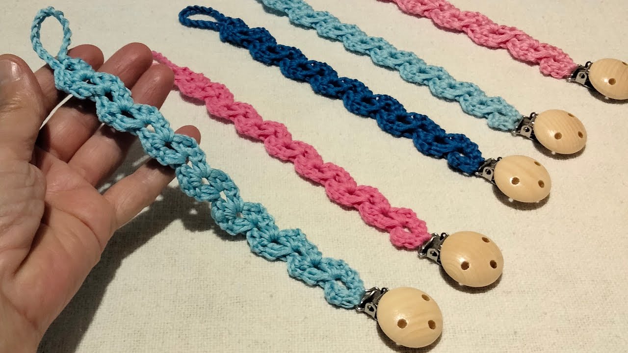 Schnullerkette einfach und schnell häkeln