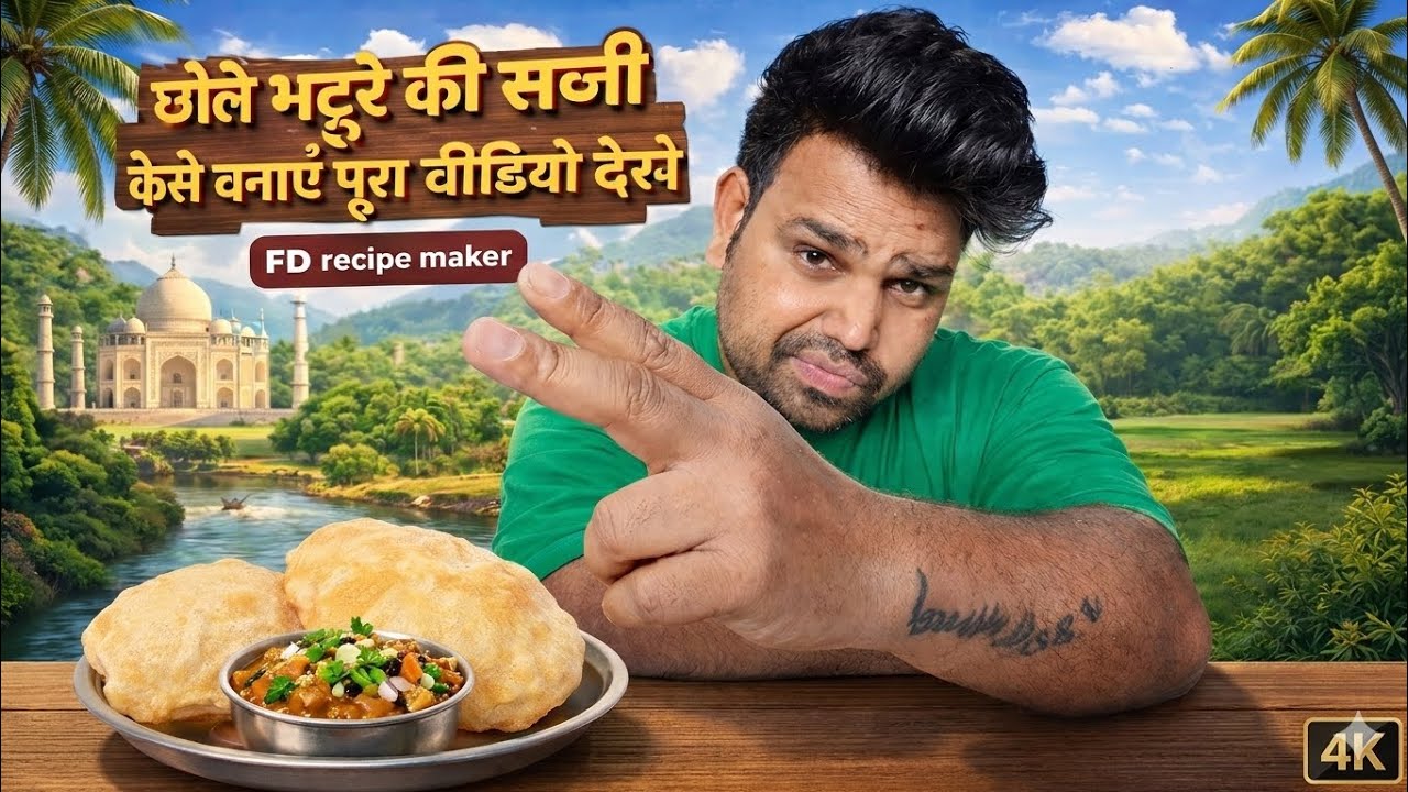 🧑‍🍳छोले भटूरे की सब्ज़ी कैसे बनाएं | hotel Style Chole Bhature Recipe | @FDrecipemaker786  | vlog 