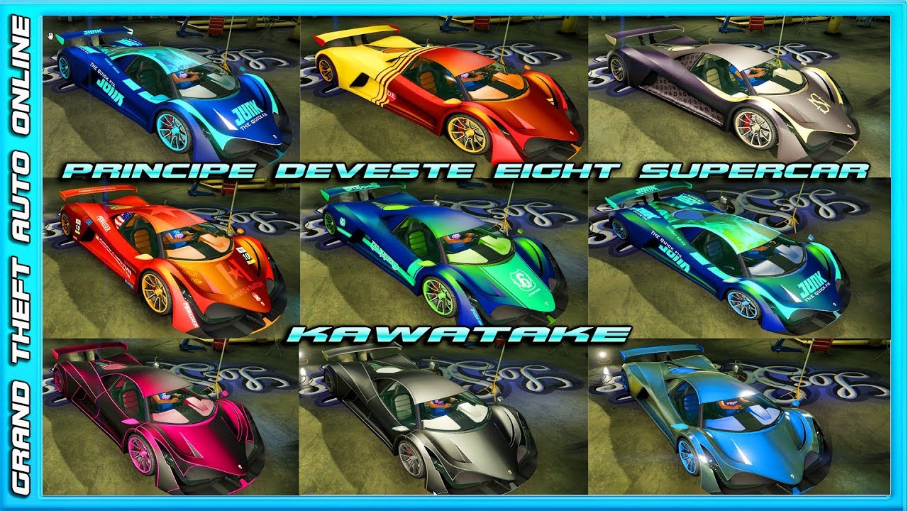 GTA 5 ONLINE ★PRINCIPE DEVESTE EIGHT MATTE PAINT JOBS★ COLOR GLITCH DLC