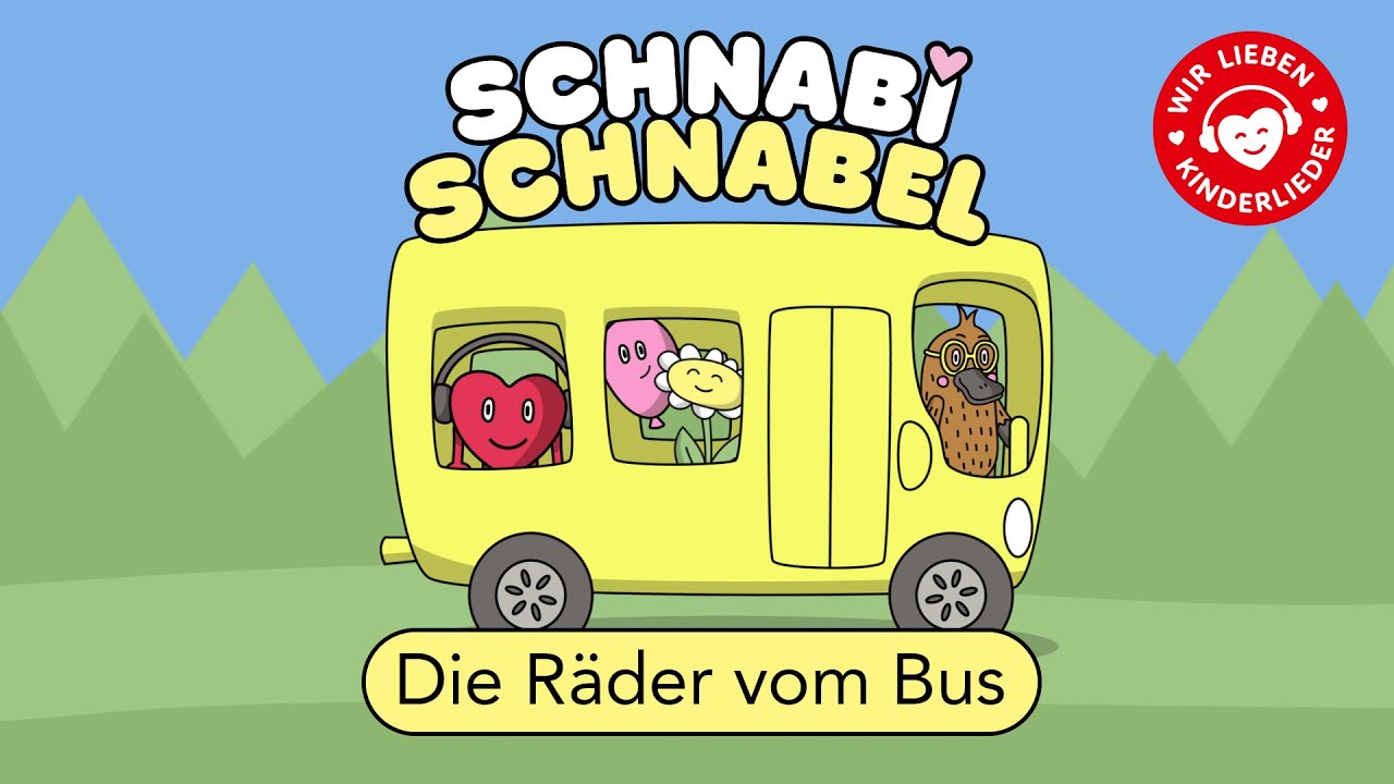 «Die Räder vom Bus» 🚌 | Moderne Kinderlieder von Schnabi Schnabel zum Tanzen & Mitmachen für Kids