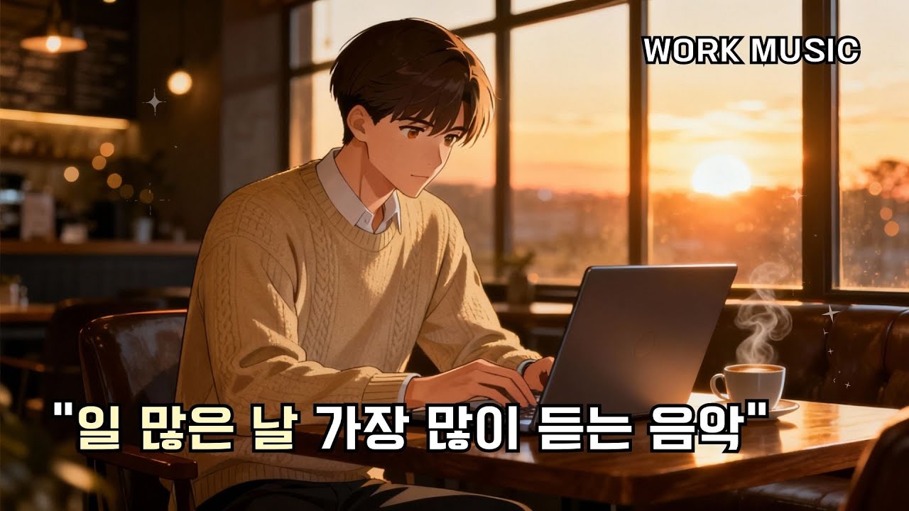 일 많은 날 가장 많이 듣는 음악 💼 | 업무 효율 올려주는 작업 음악(중간광고없음) | Work Music Playlist | 달팽이뮤직 | 1Hour