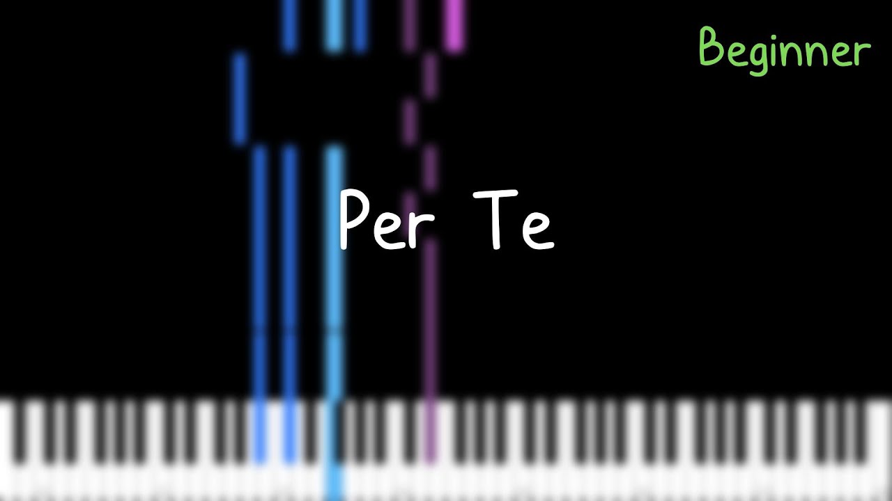 Per Te – Ernia (Piano Tutorial)
